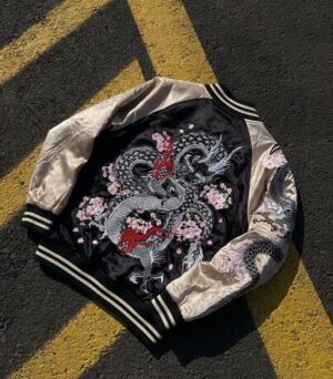 Rogue Sakura Dragon Sukajan (Gold)